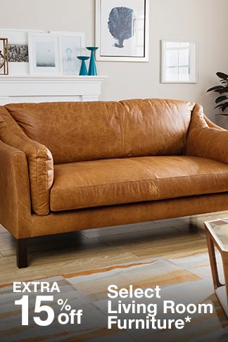 Extra 15% off Select Living Room Furniture*