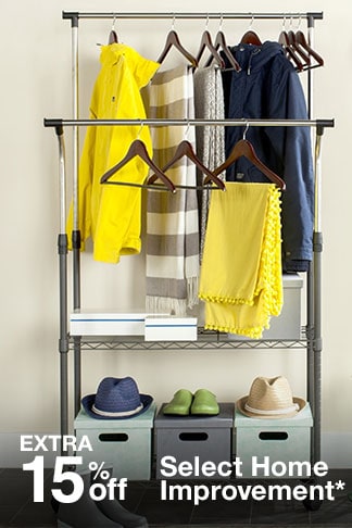 Extra 15% off Select Home Improvement*