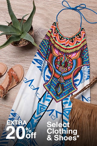 Extra 20% off Select Clothing & Shoes*