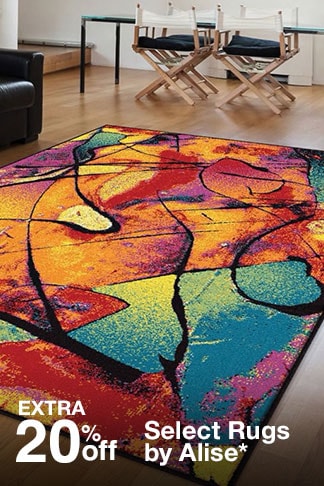 Extra 20% off Select Area Rugs by Alise*