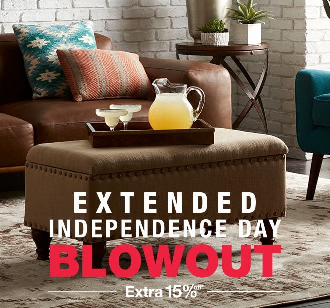 Extended Independence Day Blowout Extra 15% off*