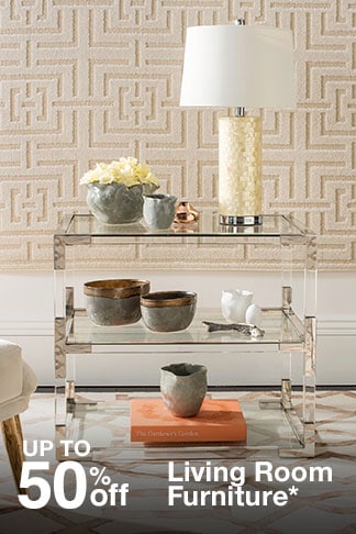 Up to 50% off Living Room Furniture*