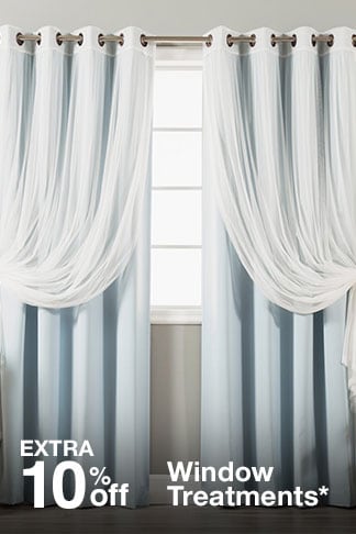 Extra 10% off Window Treatments