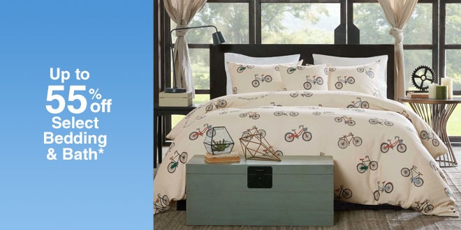 Up to 55% off Select Bedding & Bath*