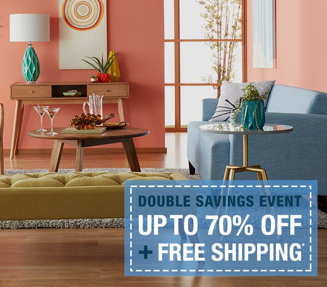 Double Savings Event Up To 70% off +Free Shipping*