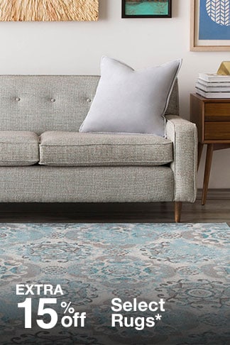 Extra 15% off Select Rugs*