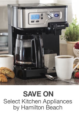 Save on Select Kitchen Appliances by Hamilton Beach
