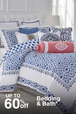 Up to 60% off Bedding & Bath
