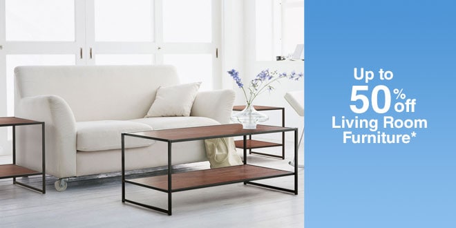 Up to 50% off Living Room Furniture