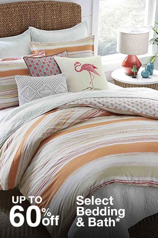 Up to 60% off Bedding & Bath*