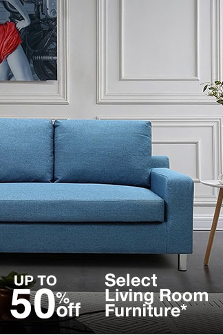 Up to 50% off Living Room Furniture*