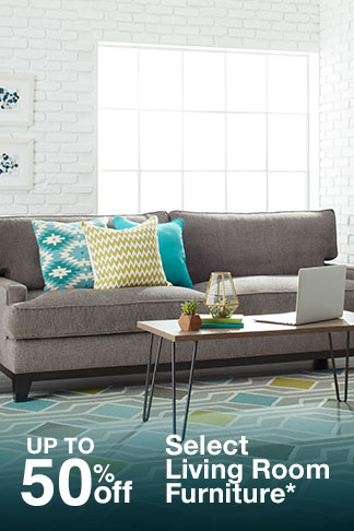 Up to 50% off Select Living Room Furniture*