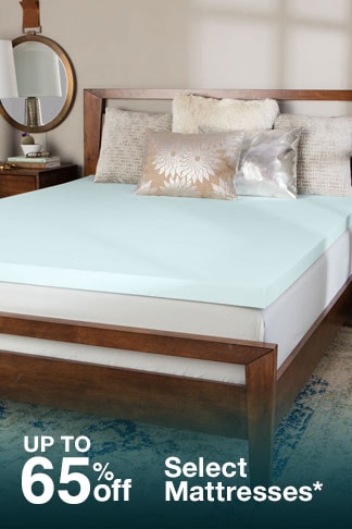 Up to 65% off Select Mattresses*