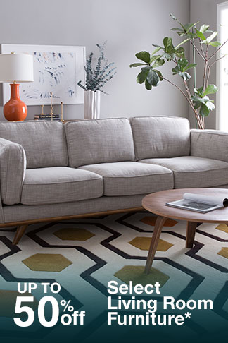 Up to 50% off Living Room Furniture*