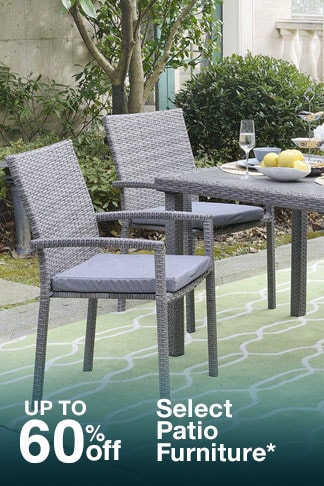 Up to 60% off Select Patio Furniture*