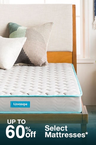 Up to 60% off Mattresses*