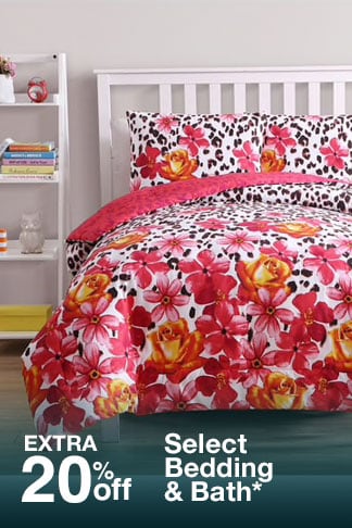 Extra 20% off Select Bedding & Bath*