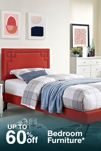 Up to 60% off Bedroom Furniture*