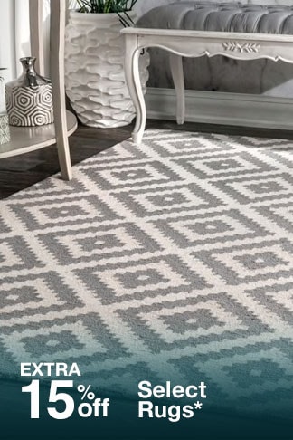 Extra 15% off Select Rugs*