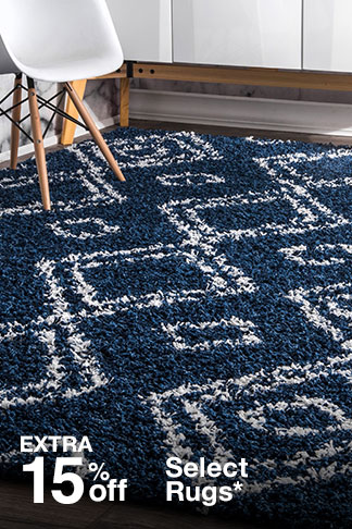 Extra 15% off Select Rugs*