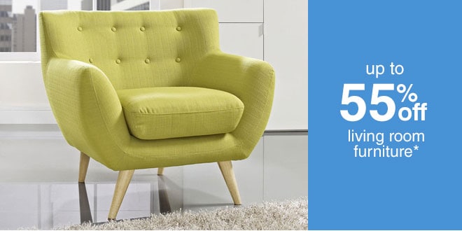 Up to 55% off Living Room Furniture*