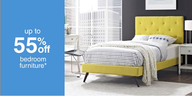 Up to 55% off Bedroom Furniture*