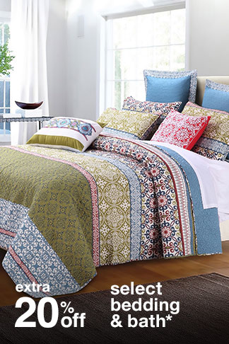 Extra 20% off Select Bedding & Bath*