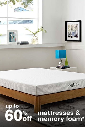 Up to 60% off Mattresses & Memory Foam*