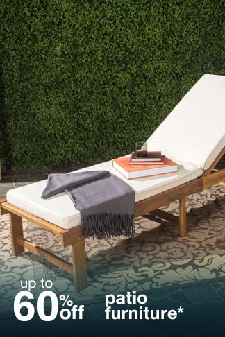 Up to 60% off Patio Furniture*