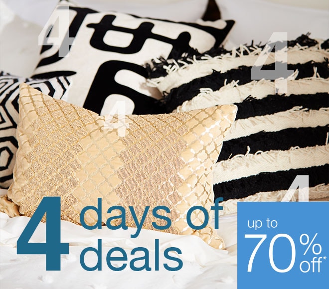 4 days of deals up to 70% off*