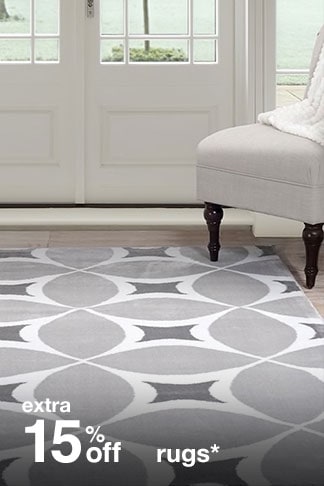 Extra 15% off Rugs*