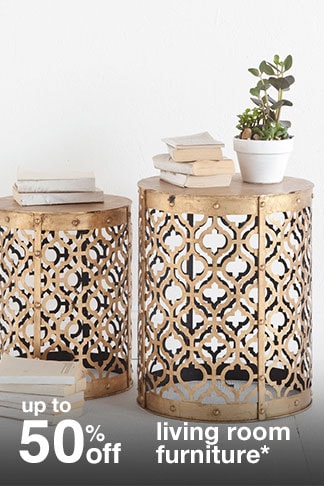 Up to 50% off Living Room Furniture*