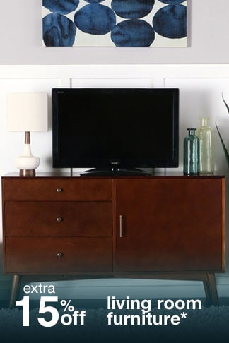 Extra 15% off Living Room Furniture*