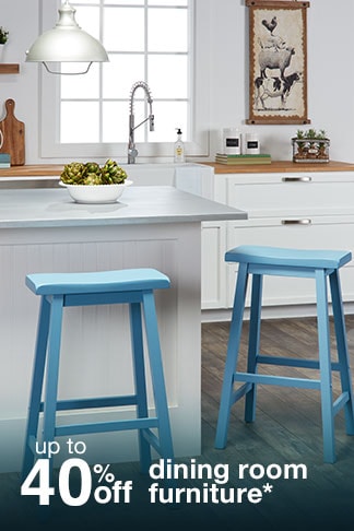 Up to 40% off Dining Room Furniture*