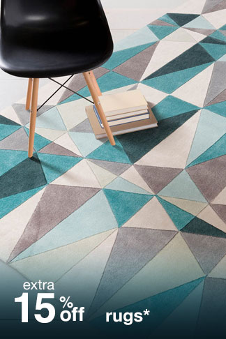 Extra 15% off Rugs*