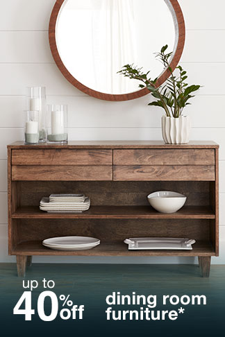 Up to 40% off Dining Room Furniture*