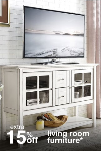 Extra 15% off Living Room Furniture*