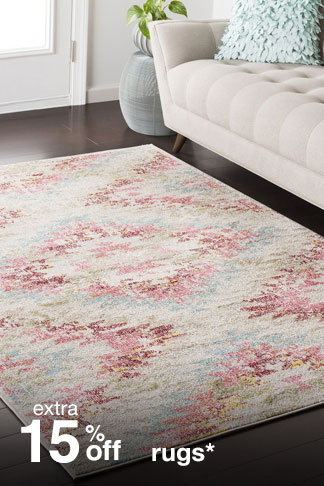 Extra 15% off Rugs*