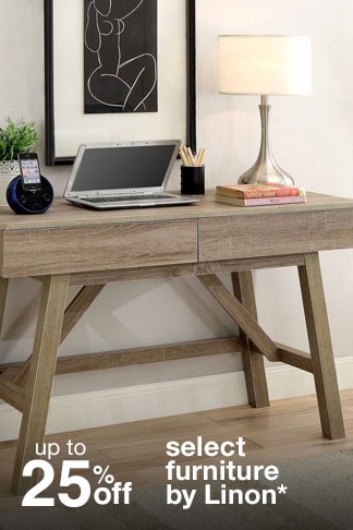 Up to 25% off Select Furniture by Linon*