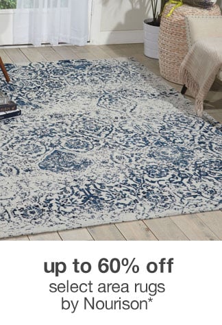 Up to 60% off Select Area Rugs by Nourison*