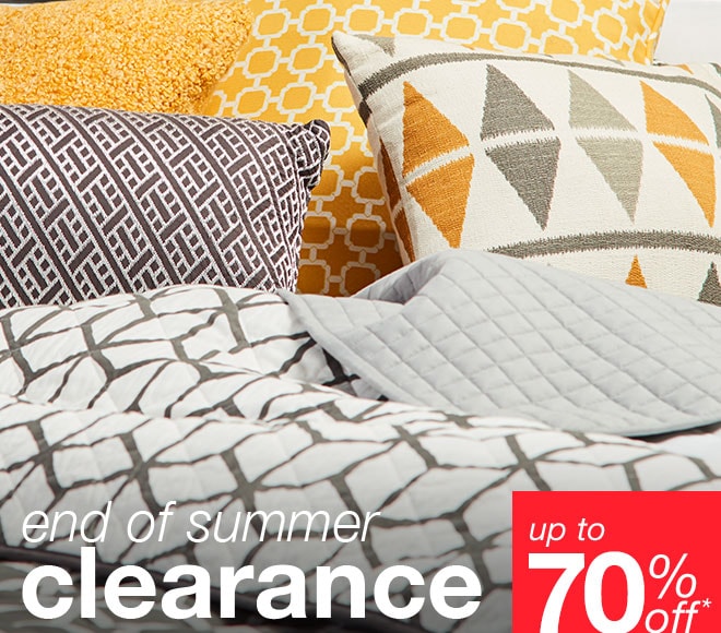 end of clearance up to 70% off*