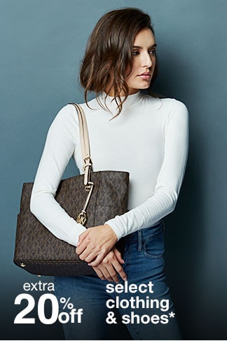 extra 20% off select clothing & shoes*