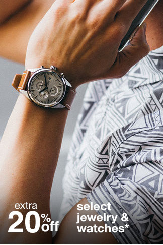 extra 20% off select jewelry & watches*