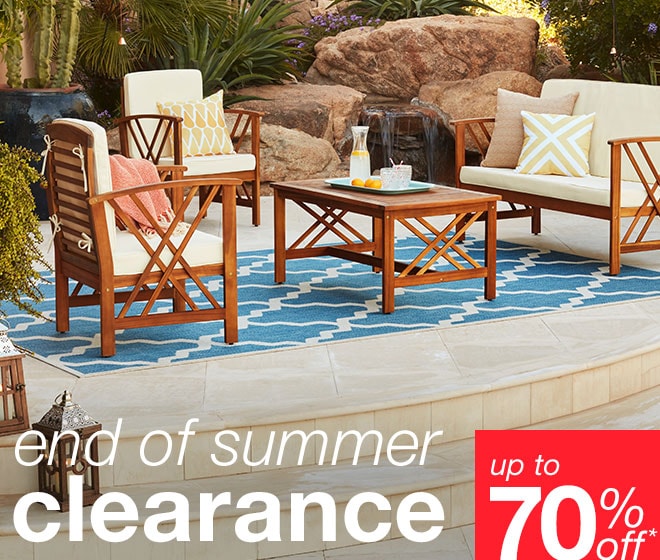 end of summer clearance up to 70% off*