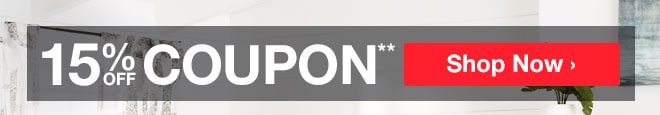 15% off Coupon** - Shop Now