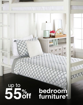 up to 55% off bedroom furniture*