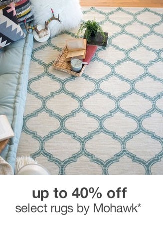 Up to 40% off Select Area Rugs by Mohawk*