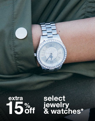 Extra 15% off Select Jewelry & Watches*