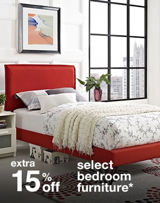 Extra 15% off Select Bedroom Furniture*