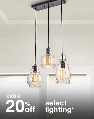 Extra 20% off Select Lighting*